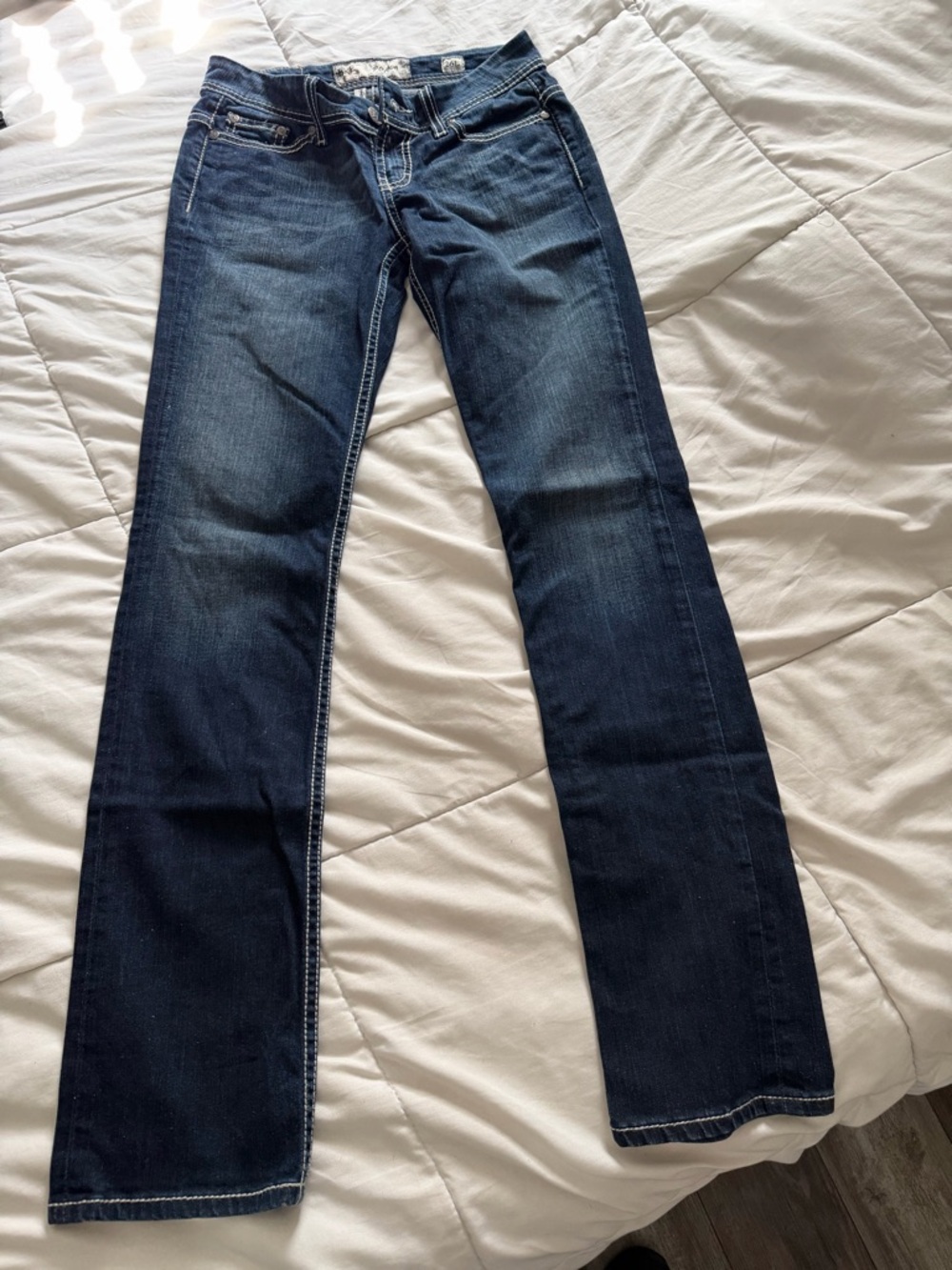 BKE Women’s Dark Indigo Flare Jeans